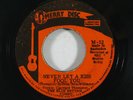Islands Funk Soul 45 BLUE RHYTHM COMBO Never Let A Kiss Fool You on Merry Disc