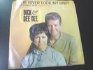 Dick & Dee Dee-River Took My Baby/My Lonely self 45 w/ Rare Picture Sleeve