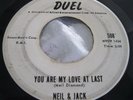 Hear Rare Neil Diamond & Jack 45 : Neil & Jack   You Are My Love At Last   Duel