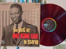 The Best Of Nat King Cole In Stereo LP Japanese Pressing Red Vinyl VG+/VG++