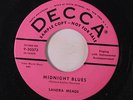 SANDRA MEADE: Midnight Blues / Ain't Nothing Wrong With That Baby 45 (dj)