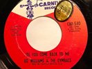 Soul 45 - Lee Williams & Cymbals - Till you come back to me - Mint-