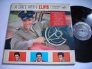 Elvis Presley A Date with Elvis 1959 Mono LP VG++ w sticker