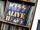 KISS ALIVE II SINGLE EDITION NON GATEFOLD B&W COVER PERU LP