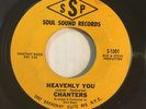 CHANTERS WHAT ARE YOU DOIN / HEAVENLY YOU SSP RARE R&B SOUL DOO WOP  45 7