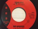 THE APOSTLES  SOULFUL / PICK IT UP  BBS  RARE FUNK SOUL 60s ORIG 45 7