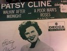 Patsy Cline Walkin' after midnight with Picture sleeve decca 30221   7