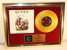 Queen, The Show Must Go On, mit Cover, Gold Record, goldene Schallplatte, Award