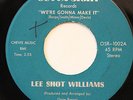 LEE SHOT WILLIAMS-WE'RE GONNA MAKE IT /I THINK IT'S YOU-70s SOUL 45 on OUTTA-SIG