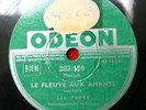 78tours t rpm LEO FERRE Odéon très rare En AMOUR chanson française Ex 