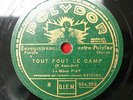 78tours t rpm EDITH PIAF (La Môme Piaf) Polydor DING DIN DON un de ses premiers