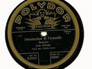 BLACK ELECTRIC POLYDOR SINGLE: VASA PRIHODA PLAYS SARASATE, SAINT-SAENS (1926)