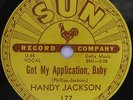 HANDY JACKSON 78 rpm  SUN 177  