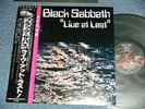 BLACK SABBATH Japan 1980 NM LP+Obi LIVE AT LAST