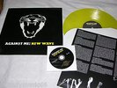 AGAINST ME - NEW WAVE [YELLOW] / USED VINYL LP + CD / 2007 SIRE 101304-1