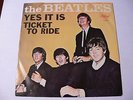 Beatles YES IT IS & TICKET TO RIDE  Pic Sleeve and 45 [45]