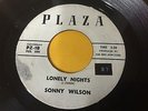 Sonny Wilson TEEN DOO WOP ROCKABILLY 45 Lonely Nights / Troubled Times  HEAR