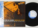 DONALD BYRD BYRD IN HAND BLUENOTE BST 84019 Japanese Pressing OBI Vinyl LP