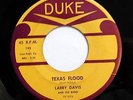 LARRY DAVIS 45 Texas flood / I tried DUKE R&B BB2577
