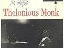 RARE original THE UNIQUE THELONIOUS MONK dg white label Riverside jazz LP 1956
