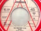 DAVID BOWIE 1970 NM UK MERCURY PRETTIEST STAR RADIO WHITE A LABEL PROMO WL RARE