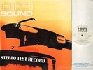 STEREO TEST RECORD hi-fi sound HFS 69 uk 1969 LP PS EX/EX
