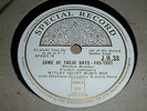 WITLEY COURT MUSIC BOX Some of these days 78 Special Record JH38