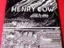 HENRY COW -- Concerts -- 2 LP