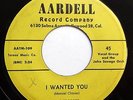 JAGUARS 45 I wanted you / Rock it Davy , rock it AARDELL Doowop w2342