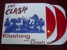 THE CLASH -KLASHING WITH THE CLASH 2 x LP RED WAX - silk screened sleeve  ltd 30