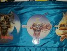 3× iron maiden shaped picture disc vinyl
