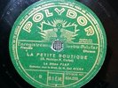 MOME PIAF ( EDITH PIAF ) - Chand d'habits - 78 rpm Polydor EX 