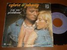 JOHNNY HALLYDAY SYLVIE VARTAN - J'AI UN PROBLEME , PORTUGAL 7'' 45