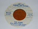 CAL STARR flame of love REGO ROCKABILLY TEEN POPCORN 45 HEAR autographed