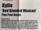 Rare Collectable Kylie Minogue Red Blooded Woman 7