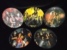 5 VINTAGE KISS RECORDS 4 LIMITED EDITION PICTURE DISC INTERVIEW UK IMPORT