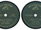 Philippines ELVIS PRESLEY 78 rpm Young And Beautiful RCA Record