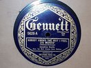 78 RPM RARE BLUES RED ONION JAZZ BABIES  GENNETT 5626 WITH SLEEVE  E-/E