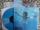 Nirvana, Nevermind, Rare BLUE VINYL L.P/album+POSTER. not picture disc,cobain