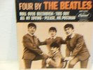 Four By The Beatles EAP1-2121 45RPM Record With Hard Cover  Capital Records