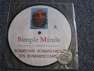 Simple Minds-Someone Somewhere in Summertime 7s Picture-Made in UK-New Wave