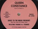 Queen Constance - Wayne Forde - Dance to the Music RARE PETER BROWN