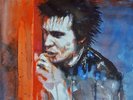 Sex Pistols, Sid Vicious Original Portrait, Signed By Artist, Punk, Oi, Kbd