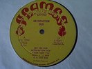 DUB LP - Satisfaction Dub LP / Reggae  LP on Flames  Label Rare Orig