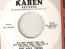 THE SOUL TWINS Its Not What You Do KAREN PROMO DETROIT  NORTHERN SOUL 45