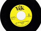JOE CLAY 'GET ON THE RIGHT TRACK' / 'CRACKER JACK' RARE ROCKABILLY REPRO 45.