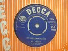 Billy Fury.       My Christmas Prayer / Last Kiss        UK Decca F.11189 (1959)