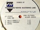 TEST PRESSING John Coltrane Wilbur Harris Countdown Savoy LP