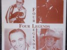 LP Album FOUR LEGENDS Webb Pierce Jerry Lee Lewis Faron Young Mel Tillis EX/EX