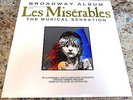 MINT LES MISERABLES THE BROADWAY ALBUM 33RPM Soundtrack  LP RECORD Vinyl Geffen